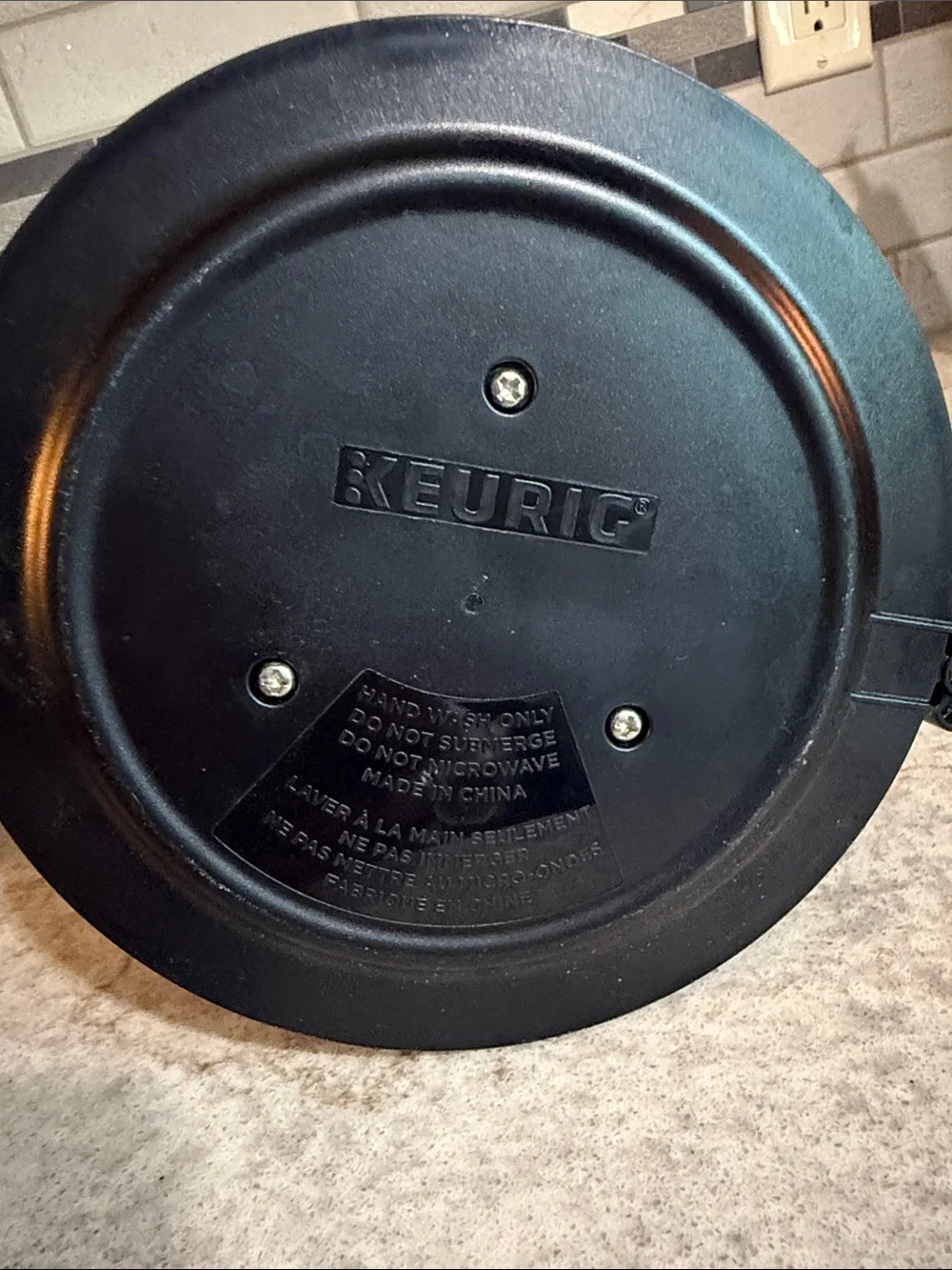 Set of 2 Keurig 2.0 Carafe Coffee pitcher Replacement Pot Black Chrome Handle